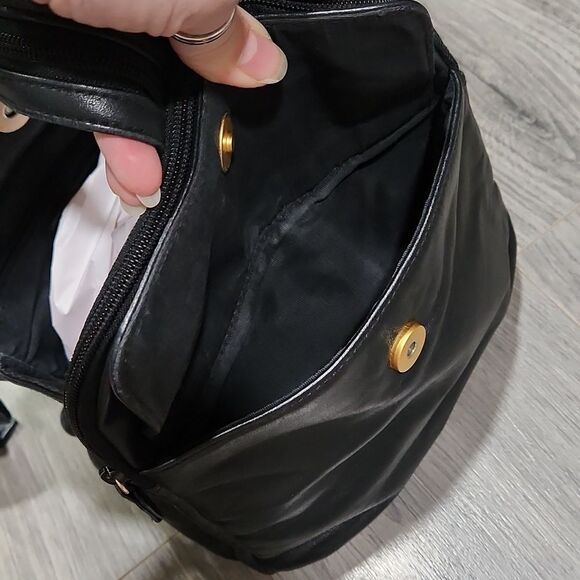 Y2K Black Etienne Aigner Backpack Sling Bag main image 10